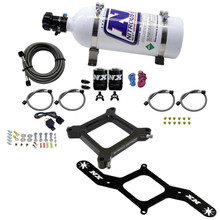 Nitrous Express 67040-05 - 4150 Assassin Plate Stage 6 Nitrous Kit (50-300HP) w/5lb Bottle