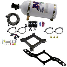 Nitrous Express 67040-10 - 4150 Assassin Plate Stage 6 Nitrous Kit (50-300HP) w/10lb Bottle