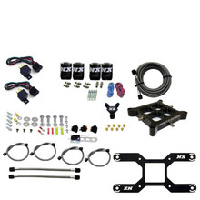 Nitrous Express 66042-00 - 4150 Dual Stage Billet Crossbar Nitrous Kit (50-300 & 100-500HP) w/o Bottle