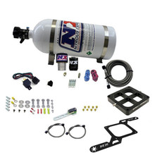 Nitrous Express 63970-10 - Single Entry Crossbar RNC .178 4500 Flange Nitrous Kit (250-650HP) w/10lb Bottle