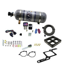 Nitrous Express 63970-12 - Single Entry Crossbar RNC .178 4500 Flange Nitrous Kit (250-650HP) w/Comp Bottle