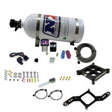 Nitrous Express 63940-10 - Single Entry Crossbar RNC .178 4500 Flange Nitrous Kit (250-650HP) w/10lb Bottle