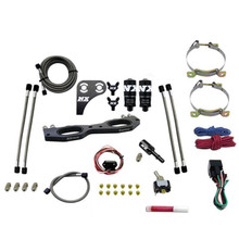 Nitrous Express 67001-00P - Polaris RZR 900cc Nitrous Plate Kit w/o Bottle