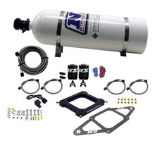 Nitrous Express 67070-15 - 4500 Assassin Plate Stage 6 Nitrous Kit (50-300HP) w/15lb Bottle