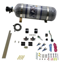 Nitrous Express 80004-12 - 4 Cyl Gas (100-250HP) Nitrous Kit w/Composite Bottle