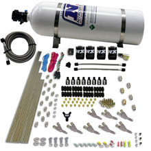 Nitrous Express 80016-15 - Vortech Nozzle Nitrous Kit w/15lb Bottle