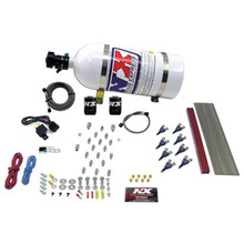 Nitrous Express 80010-10 - GM LT1/LS1 Pro Piranha Nozzle Gas Nitrous Kit w/10lb Bottle