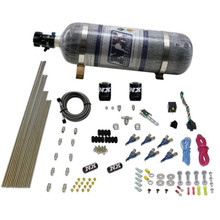 Nitrous Express 80006EFI-12 - V6AN Gasoline EFI Nitrous Kit (150-375HP) w/Composite Bottle