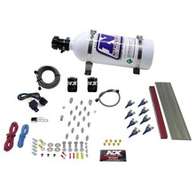 Nitrous Express 80010-05 - GM LT1/LS1 Pro Piranha Nozzle Gas Nitrous Kit w/5lb Bottle