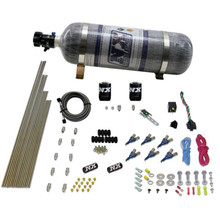 Nitrous Express 80006-12 - 6 Cyl Gas Nitrous Kit (150-375HP) w/Composite Bottle