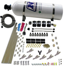 Nitrous Express 80018-15 - STD Nozzle Nitrous Kit w/12lb Composite Bottle
