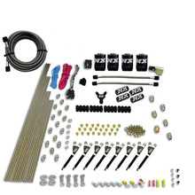 Nitrous Express 80019-00 - 8 Cyl VXL Direct Port 4 Solenoids Nitrous Kit (200-500HP) w/No Bottle