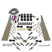 Nitrous Express 90008-00 - Shark Dual Stage /Gas 16 Nozzles (200-1200HP) 8 Solenoids Nitrous Kit w/o Bottle