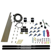 Nitrous Express 81000EFI-00 - 10 Cyl Piranha Nozzle Direct Port Nitrous Kit (250-500HP) w/o Bottle
