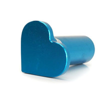 NRG DB-H002BL - Heart Shape Drift Button Toyota 86/Subaru WRX/STI/Mazda - Blue
