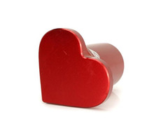 NRG DB-H001RD - Heart Shape Drift Button Nissan S13/S14/S15 - Red