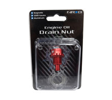 NRG NOP-100RD - Magnetic Oil Drain Plug M14X1.5 Acura/Honda/Mazda/Mitsubishi - Red