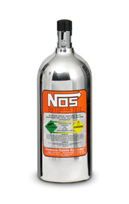 NOS 14720-PNOS - Nitrous Bottle; Polished Finish; 2.5 lb.; Mini Hi-Flow Valve;