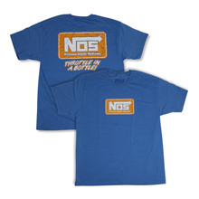 NOS 19071-MDNOS - T-Shirt;  Logo; Blue; Unisex Medium;