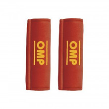 OMP Racing DB0-0450-A02-061 - OMP Belt Pads (Pair) - Red Safety Harness Pads 3 in