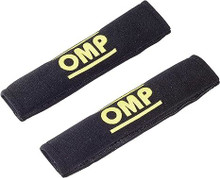OMP Racing DB0-0450-A01-071 - OMP Belt Pads (Pair) - Black Safety Harness Pads 2 in