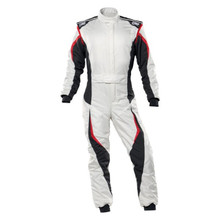 OMP Racing IA0-1859-B01-373-54 - OMP Tecnica Evo Overall My21 White/Ant - Size54 (Fia 8856-2018)