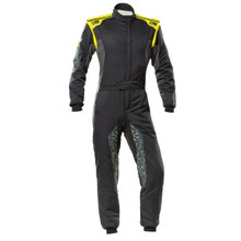 OMP Racing IA0-1864-A01-178-52 - OMP Tecnica Hybrid Overall - Sz 52 (Fluo Yellow)
