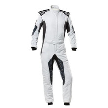 OMP Racing IA0-1864-A01-089-60 - TECNICA HYBRID OVERALL F IA 8856-2018 GRAY / BLAC