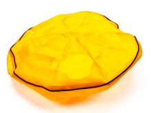 Outerwears 10-1020-05 - 14in. x 5in. Pre-Filter W/Top Orange