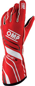 OMP Racing IB0-0770-A01-061-S - OMP One-S Gloves Red - Size S Fia 8556-2018