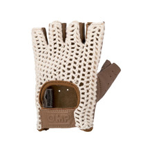 OMP Racing IB0-0747-A01-010-S - OMP Tazio Vintage Glove Cream/Brown Leather - SizeS