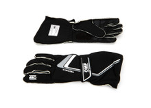 OMP Racing IB0-0772-A01-071-M - OMP Tecnica Gloves My2021 Black/White - Size M (Fia 8856-2018)