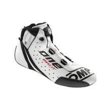 OMP Racing IC0-0805-B01-020-41 - OMP One Evo X R Shoes White - Size 41 (Fia 8856-2018)