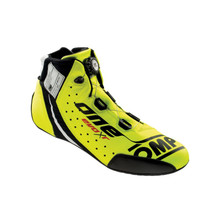 OMP Racing IC0-0806-B01-099-40 - OMP One Evo X Shoes Fluorescent Yellow - Size 40 (Fia 8856-2018)