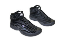 OMP Racing IC0-0832-A01-071-9.5 - OMP PIT CREW SHOES SFI BLACK SIZE 9.5