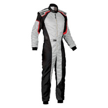OMP Racing KA0-1727-AK1-089-150 - OMP KS-3 Overall Grey/Black - Size 150 (For Children)
