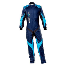 OMP Racing KA0-1729-A01-244-62 - OMP KS-2 Art Suit Navy Blue/Cyan - Size 62