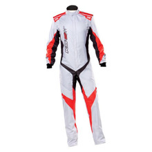 OMP Racing KA0-1729-A01-086-46 - OMP KS-2 Art Suit Silver/Red - Size 46