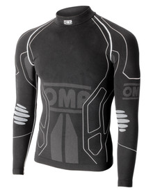 OMP Racing KE0-3021-B01-071-810Y - OMP KS Winter Shirt Black - Size 8-10 Years (For Children)