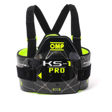 OMP Racing KK0-0049-A01-178-S - OMP KS-1 Pro Body Protection Black/Y - Size S Fia 8870-2018