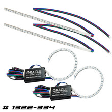 ORACLE Lighting 1322-334 - 15-17 Ford Focus RS/ST DRL Upgrade w/ Halo Kit - ColorSHIFT w/o Controller