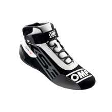 OMP Racing KC0-0826-A01-076-44 - OMP KS-3 Shoes My2021 Black/White - Size 44