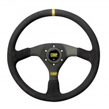 OMP Racing OD0-1958-071 - OMP Velocita Flat Steering Wheel 350mm - - Small Suede (Black)