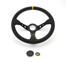 OMP Racing OD0-1956-071 - OMP Corsica Steering Wheel In Leather - Black