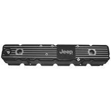 Omix DMC-6914 - 4.2L Aluminum Valve Cover with Jeep Logo