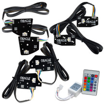 ORACLE Lighting 1448-504 - 19-21 RAM 1500 Headlight DRL Kit Proj. LED - RGBW+A w/ Simple Controller