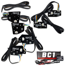 ORACLE Lighting 1448-335 - 19-21 RAM 1500 Projector LED Headlight DRL Kit - RGBW+A w/ BC1 Controller