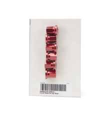 Pem QCC0119SK-6 - Cover Nuts For QC Rear Short Red 6 Pack