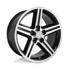 Performance Replicas 148B-78610 - Pr148 17X8 Gloss Black Machined
