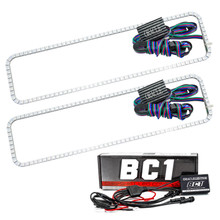 ORACLE Lighting 2275-335 - GMC Sierra 88-98 Halo Kit - ColorSHIFT w/ BC1 Controller